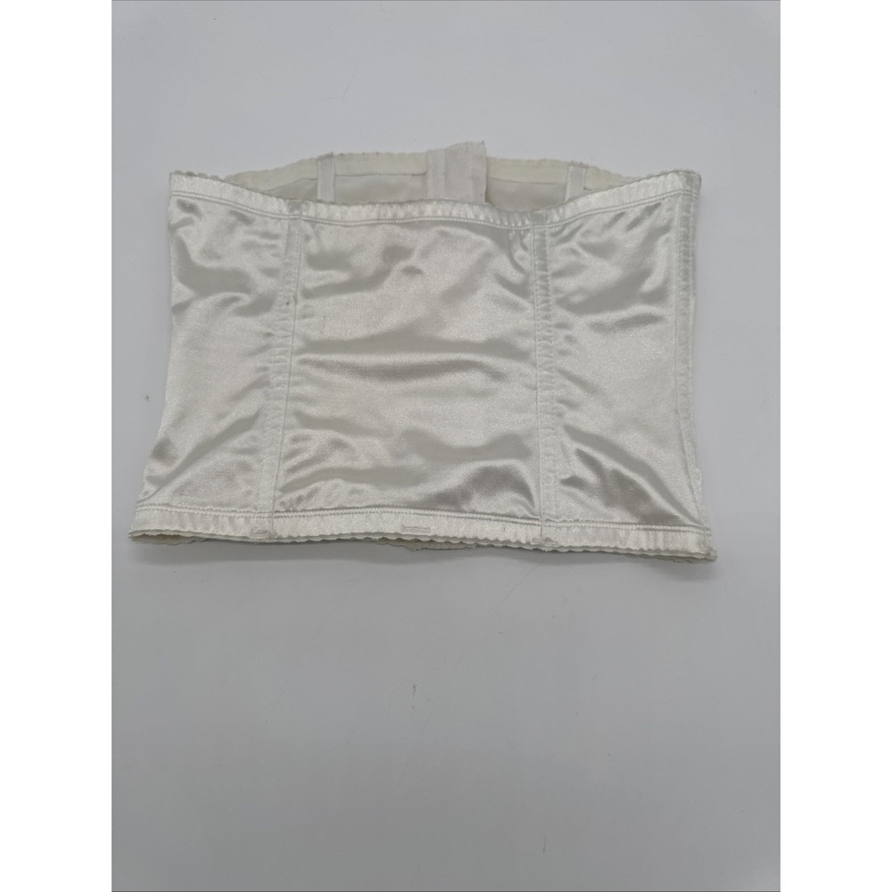Illusion‎ White Corset Shape Fitter Bustier Medium  With Double Hooks